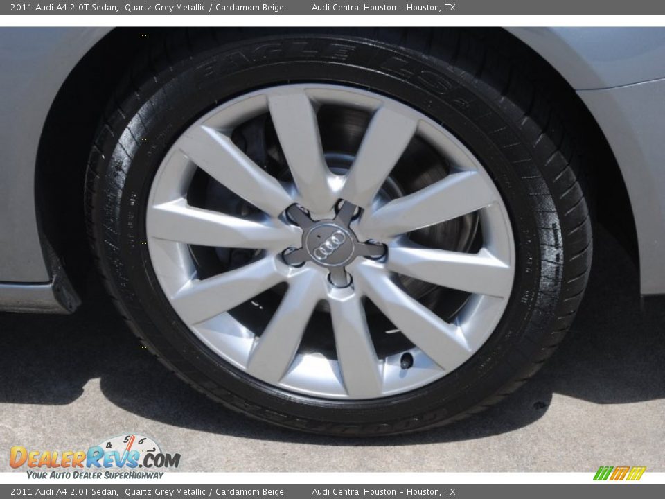 2011 Audi A4 2.0T Sedan Quartz Grey Metallic / Cardamom Beige Photo #13
