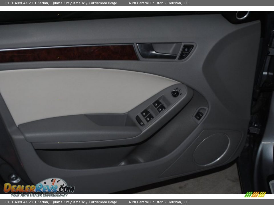 2011 Audi A4 2.0T Sedan Quartz Grey Metallic / Cardamom Beige Photo #14