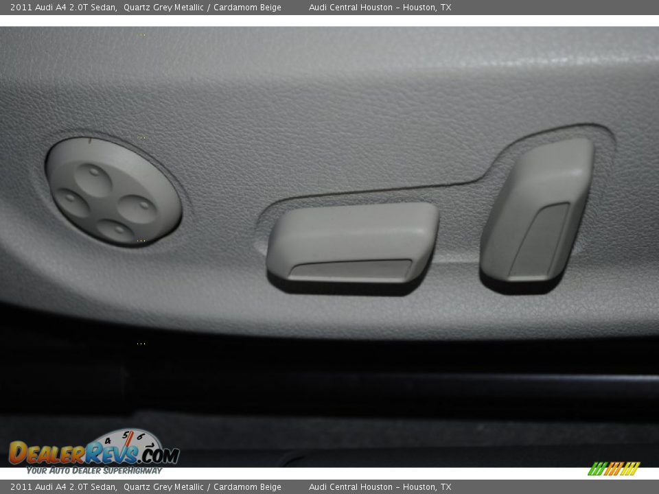 2011 Audi A4 2.0T Sedan Quartz Grey Metallic / Cardamom Beige Photo #16