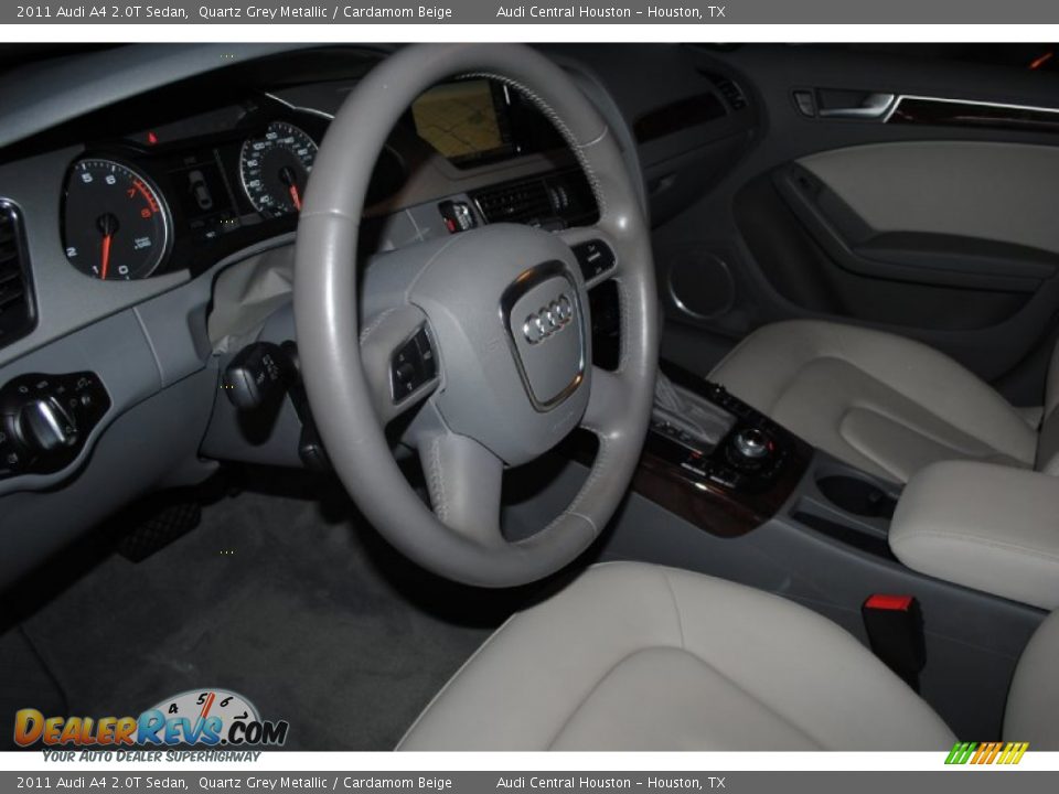 2011 Audi A4 2.0T Sedan Quartz Grey Metallic / Cardamom Beige Photo #17