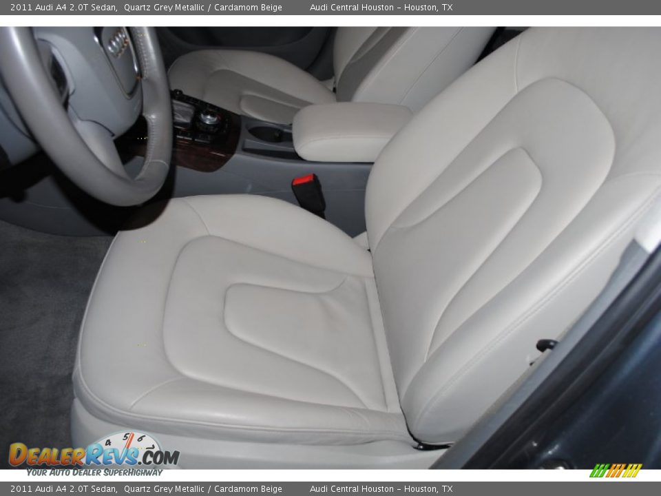 2011 Audi A4 2.0T Sedan Quartz Grey Metallic / Cardamom Beige Photo #18