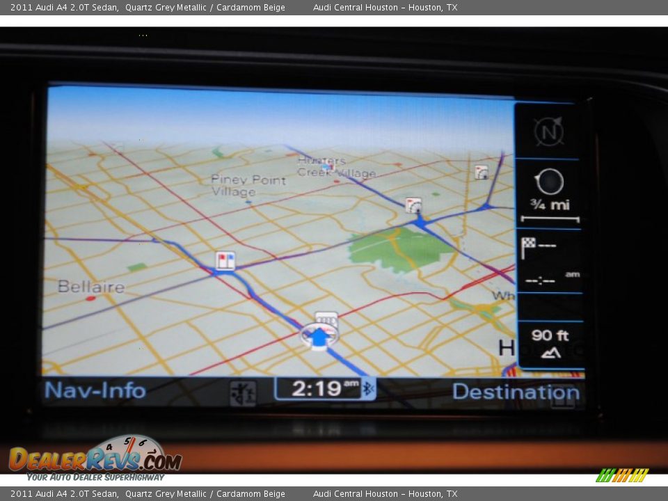 2011 Audi A4 2.0T Sedan Quartz Grey Metallic / Cardamom Beige Photo #26