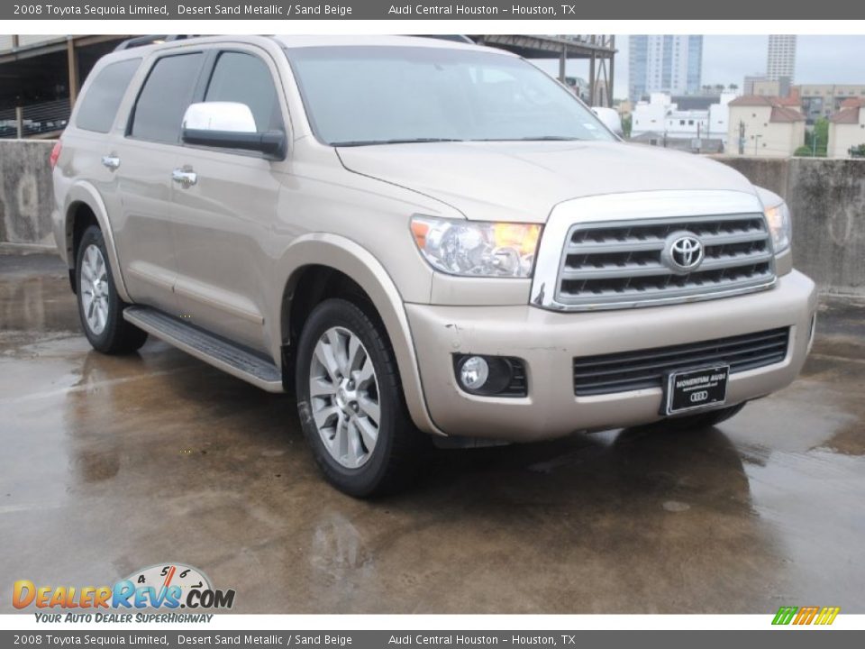 2008 Toyota Sequoia Limited Desert Sand Metallic / Sand Beige Photo #1