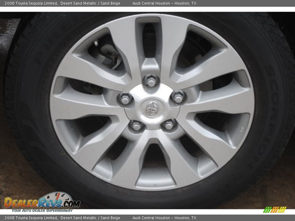 2008 Toyota Sequoia Limited Desert Sand Metallic / Sand Beige Photo #11