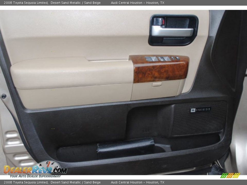 2008 Toyota Sequoia Limited Desert Sand Metallic / Sand Beige Photo #12
