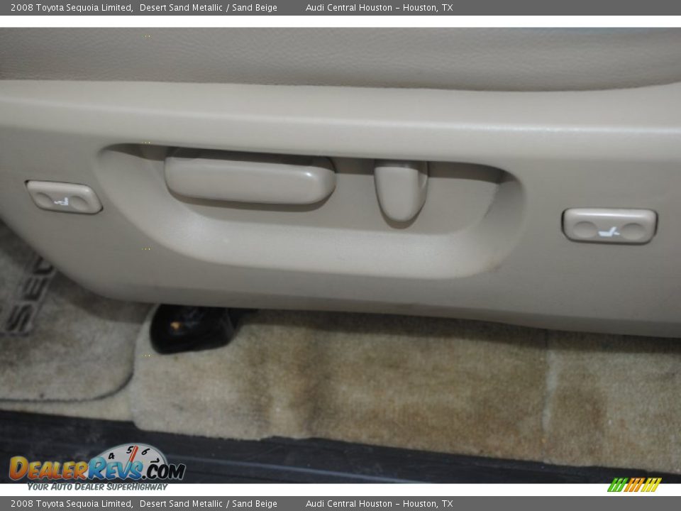 2008 Toyota Sequoia Limited Desert Sand Metallic / Sand Beige Photo #14