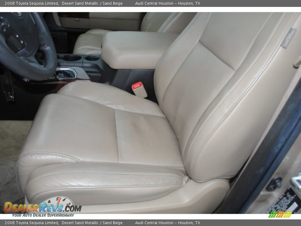 2008 Toyota Sequoia Limited Desert Sand Metallic / Sand Beige Photo #16