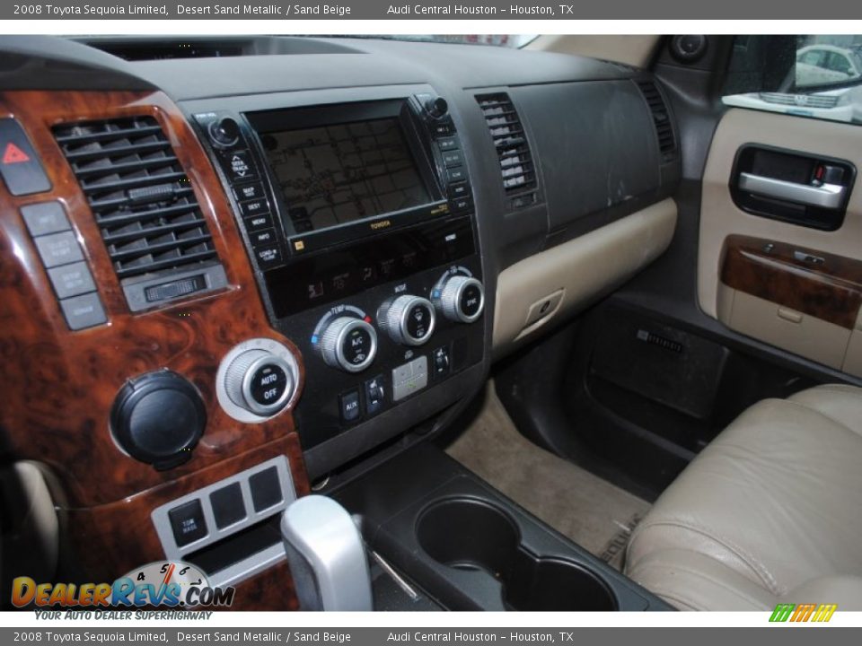 2008 Toyota Sequoia Limited Desert Sand Metallic / Sand Beige Photo #17