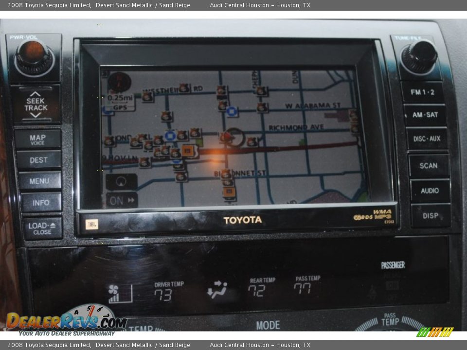 2008 Toyota Sequoia Limited Desert Sand Metallic / Sand Beige Photo #22