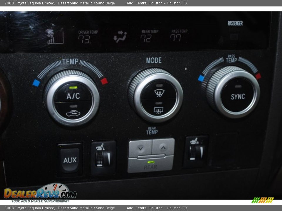 2008 Toyota Sequoia Limited Desert Sand Metallic / Sand Beige Photo #26