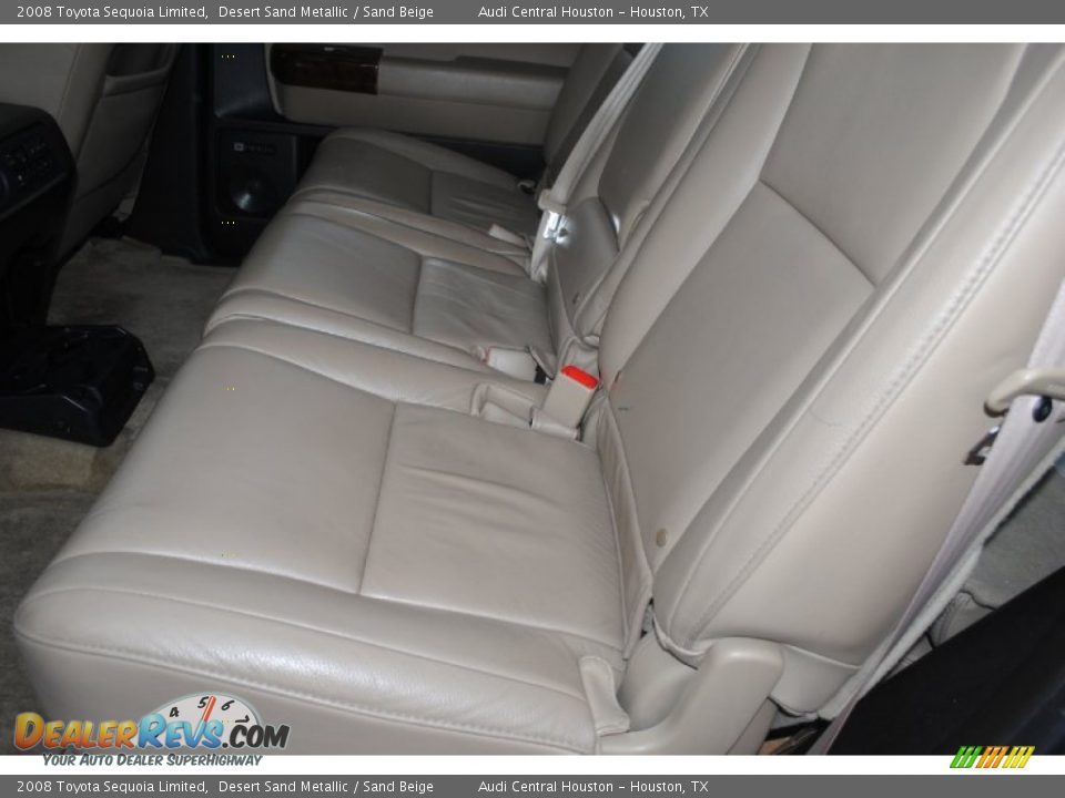 2008 Toyota Sequoia Limited Desert Sand Metallic / Sand Beige Photo #31