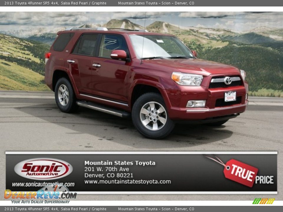 2013 Toyota 4Runner SR5 4x4 Salsa Red Pearl / Graphite Photo #1