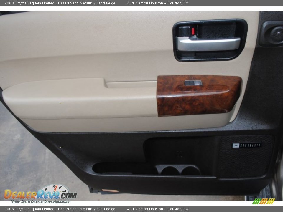 2008 Toyota Sequoia Limited Desert Sand Metallic / Sand Beige Photo #33