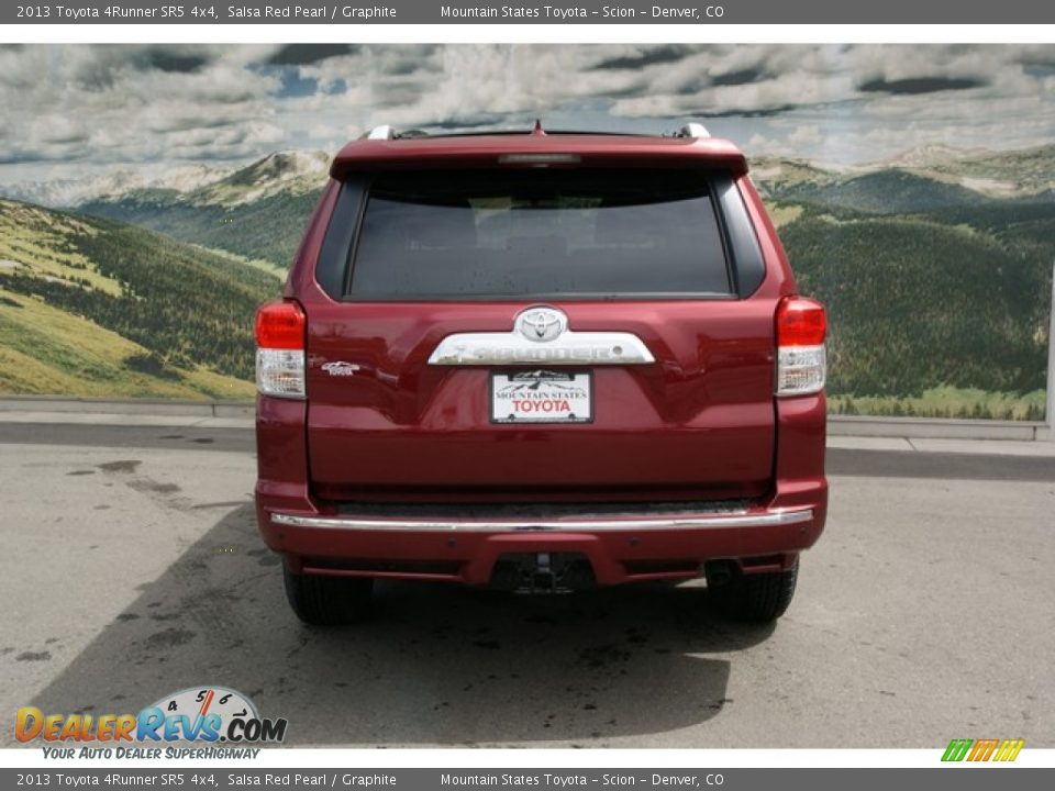 2013 Toyota 4Runner SR5 4x4 Salsa Red Pearl / Graphite Photo #4