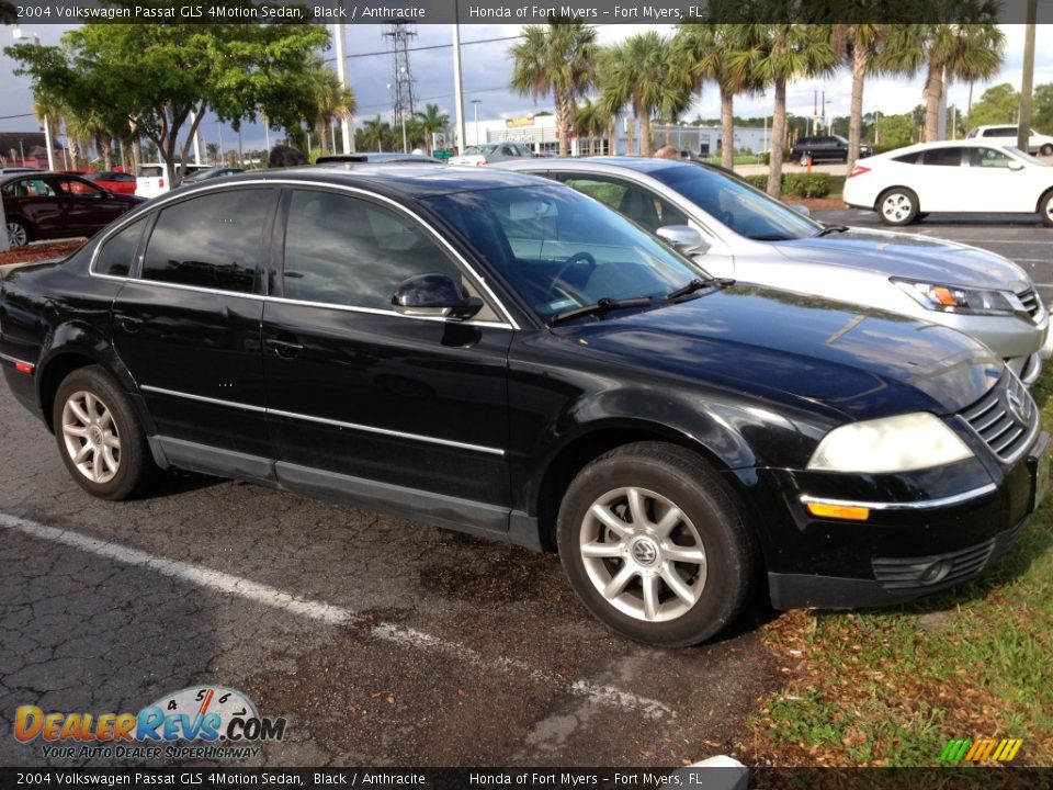 2004 Volkswagen Passat GLS 4Motion Sedan Black / Anthracite Photo #2