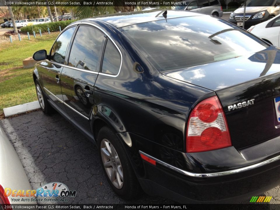 2004 Volkswagen Passat GLS 4Motion Sedan Black / Anthracite Photo #4