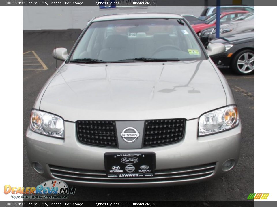 2004 Nissan Sentra 1.8 S Molten Silver / Sage Photo #1