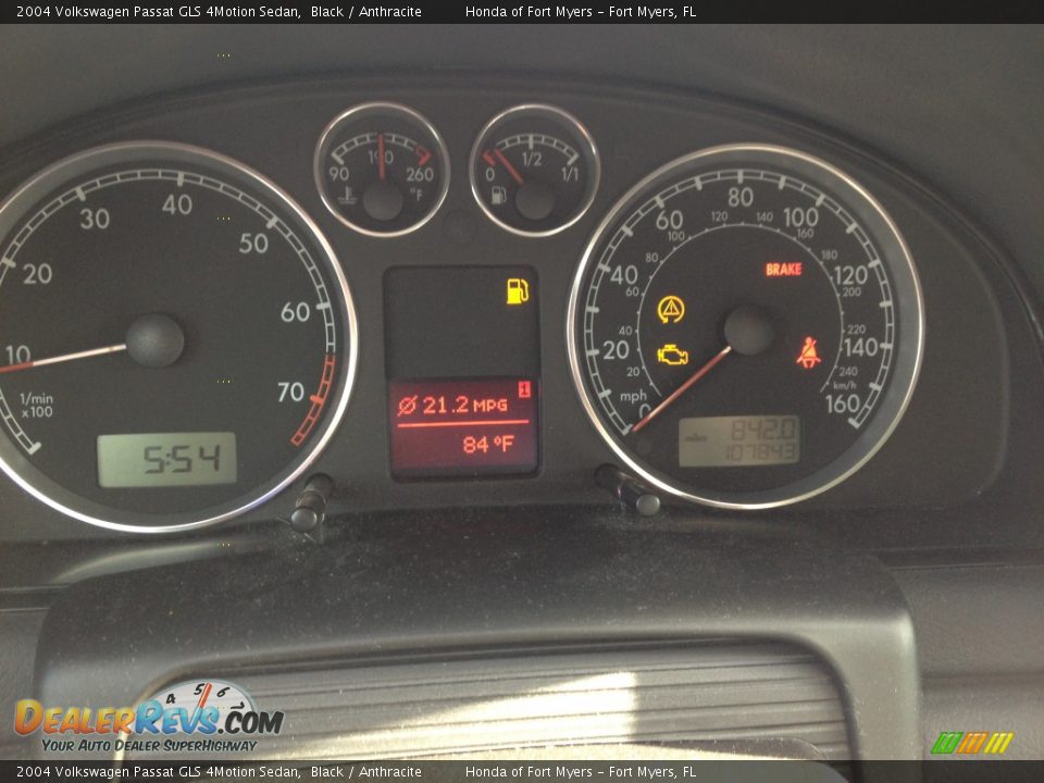 2004 Volkswagen Passat GLS 4Motion Sedan Black / Anthracite Photo #8