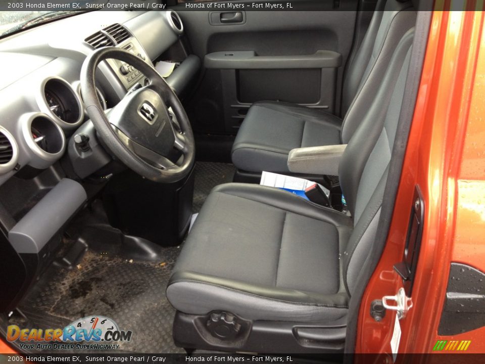 2003 Honda Element EX Sunset Orange Pearl / Gray Photo #4