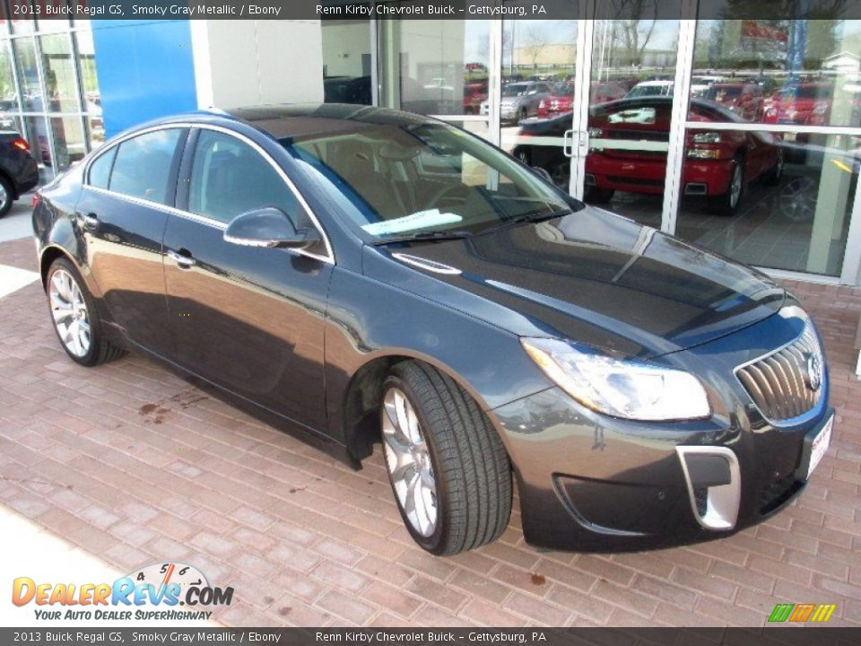 2013 Buick Regal GS Smoky Gray Metallic / Ebony Photo #12