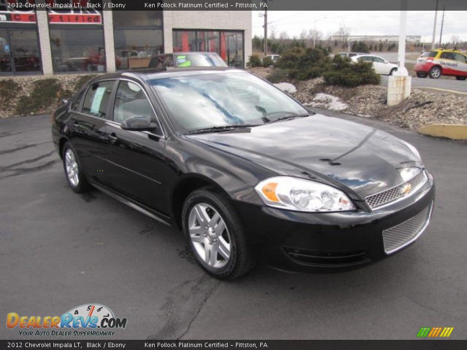 2012 Chevrolet Impala LT Black / Ebony Photo #3