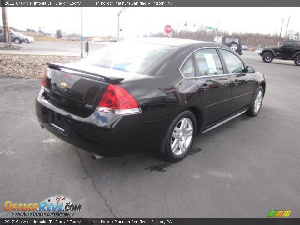 2012 Chevrolet Impala LT Black / Ebony Photo #5