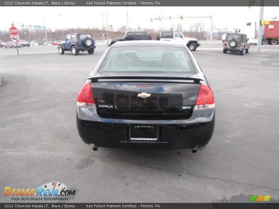 2012 Chevrolet Impala LT Black / Ebony Photo #6