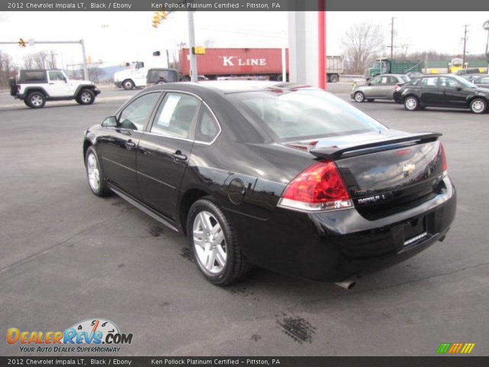 2012 Chevrolet Impala LT Black / Ebony Photo #7