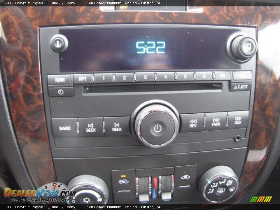 2012 Chevrolet Impala LT Black / Ebony Photo #30