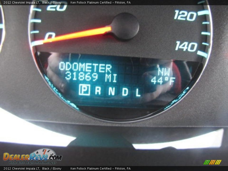 2012 Chevrolet Impala LT Black / Ebony Photo #33
