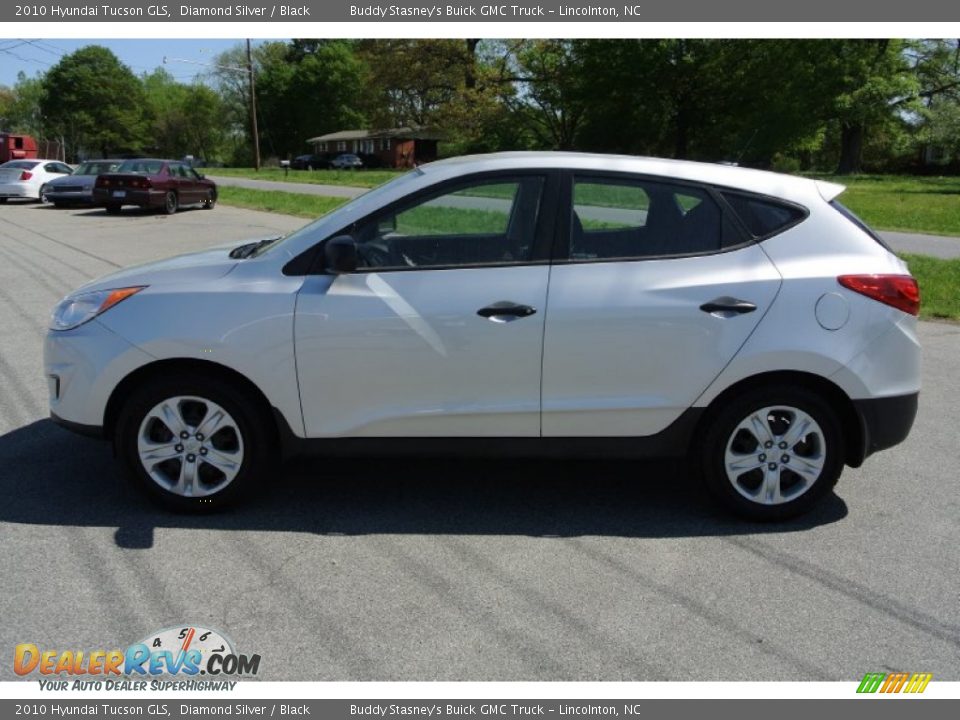 2010 Hyundai Tucson GLS Diamond Silver / Black Photo #3