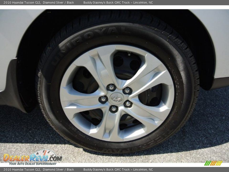 2010 Hyundai Tucson GLS Diamond Silver / Black Photo #22