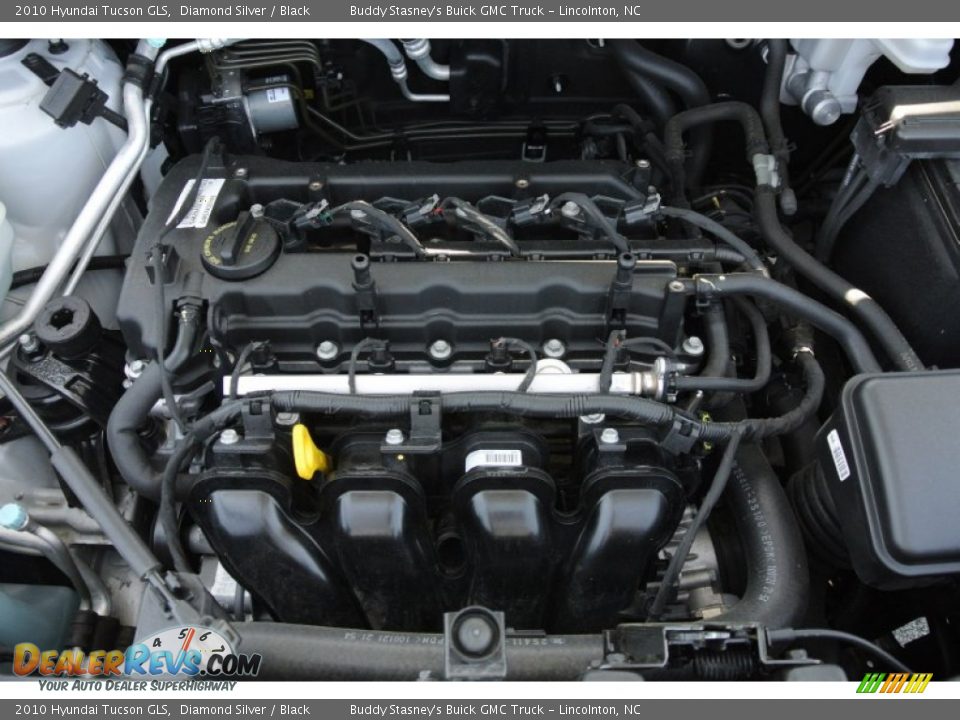 2010 Hyundai Tucson GLS Diamond Silver / Black Photo #23
