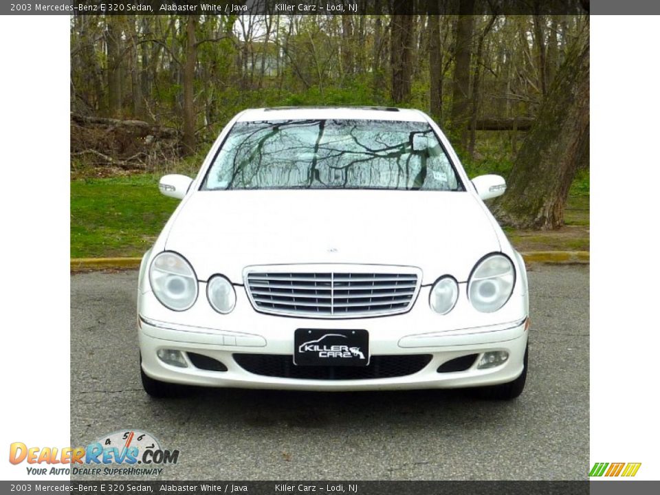 2003 Mercedes-Benz E 320 Sedan Alabaster White / Java Photo #2