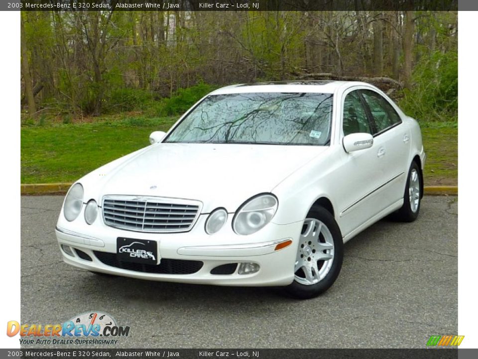 2003 Mercedes-Benz E 320 Sedan Alabaster White / Java Photo #3