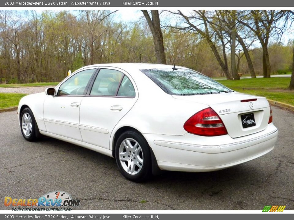 2003 Mercedes-Benz E 320 Sedan Alabaster White / Java Photo #5