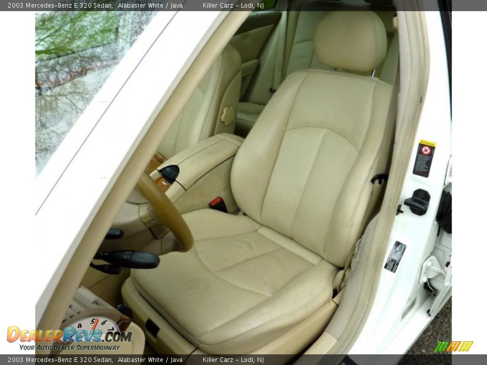 Front Seat of 2003 Mercedes-Benz E 320 Sedan Photo #13