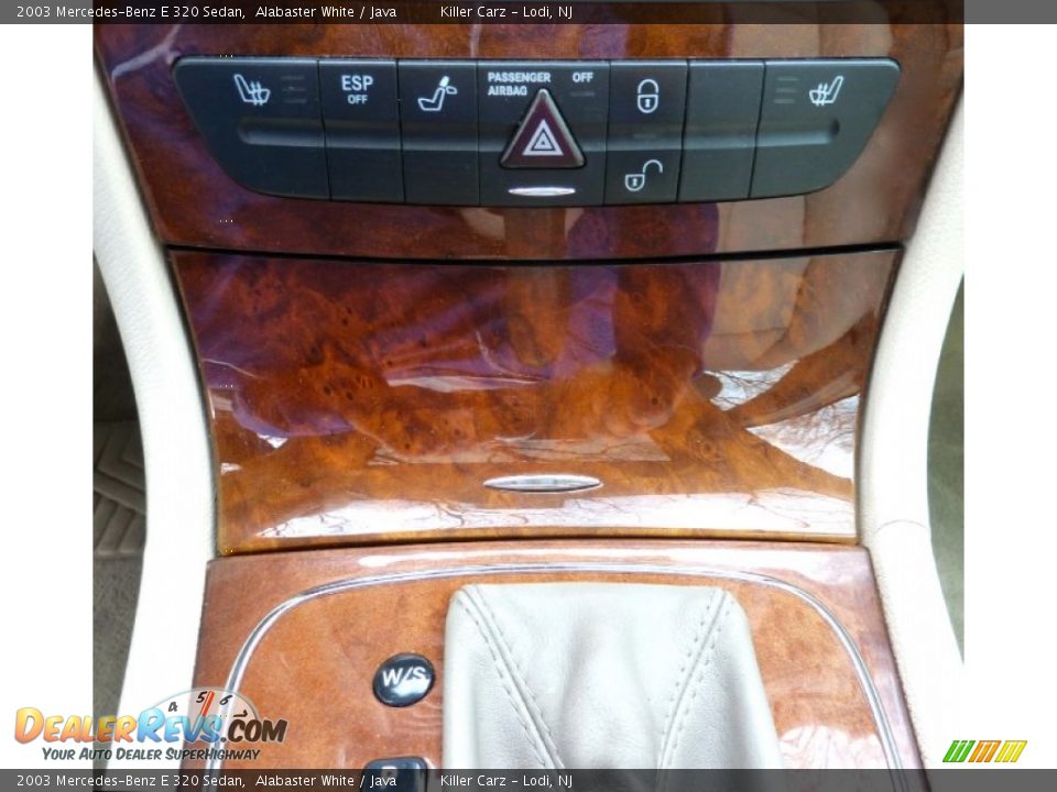2003 Mercedes-Benz E 320 Sedan Alabaster White / Java Photo #19