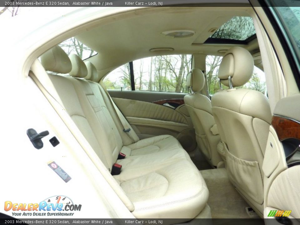 2003 Mercedes-Benz E 320 Sedan Alabaster White / Java Photo #27