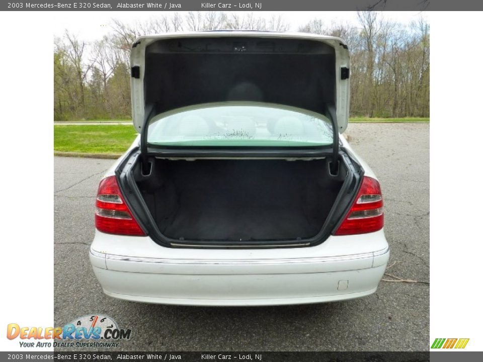 2003 Mercedes-Benz E 320 Sedan Alabaster White / Java Photo #30