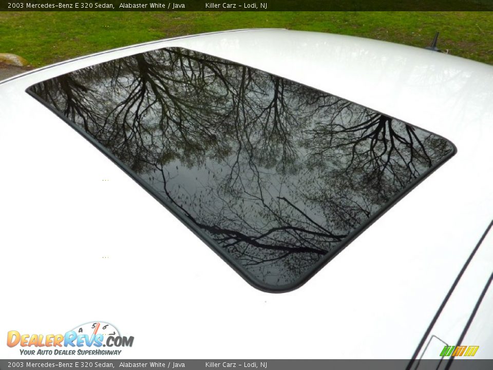 2003 Mercedes-Benz E 320 Sedan Alabaster White / Java Photo #31