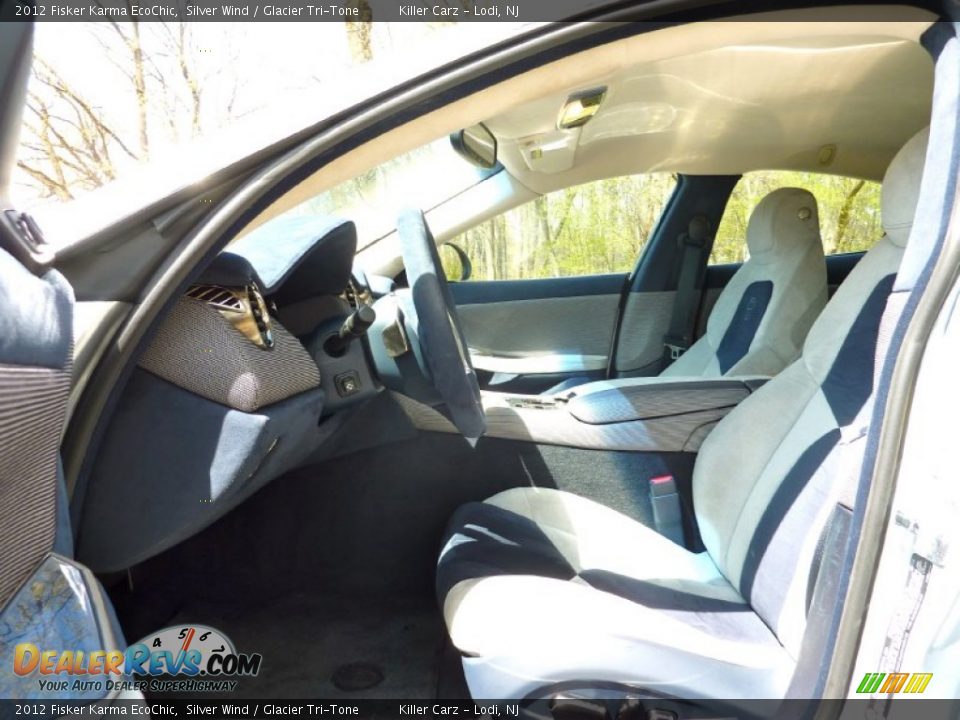 Glacier Tri-Tone Interior - 2012 Fisker Karma EcoChic Photo #18