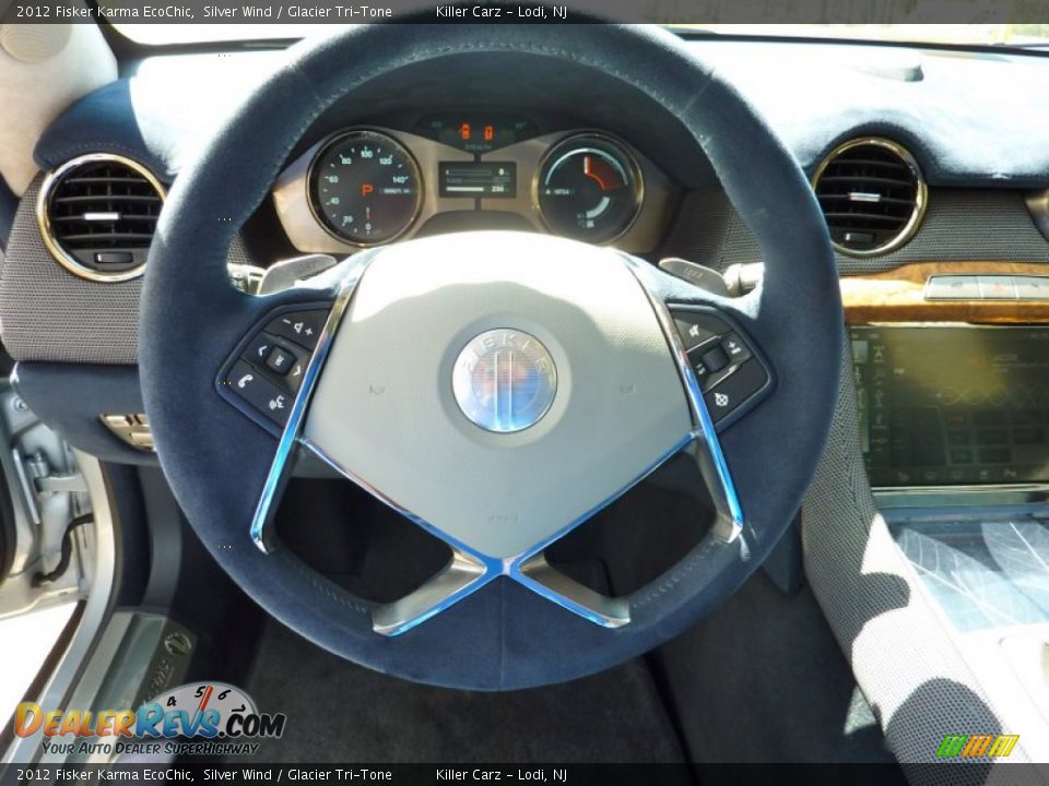 2012 Fisker Karma EcoChic Steering Wheel Photo #19