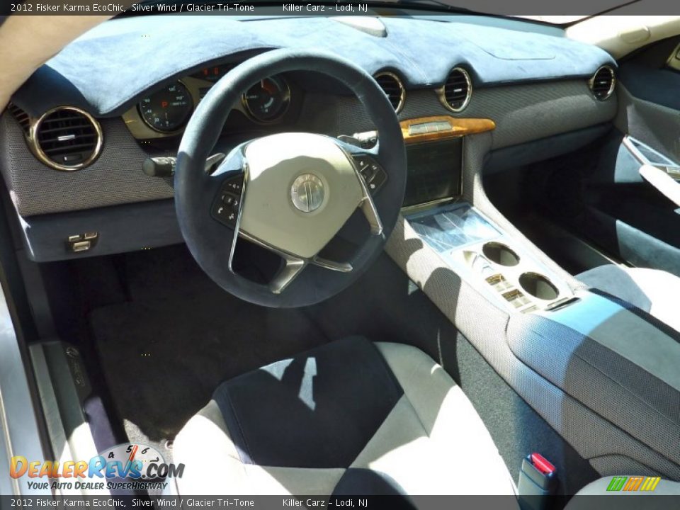 Glacier Tri-Tone Interior - 2012 Fisker Karma EcoChic Photo #28