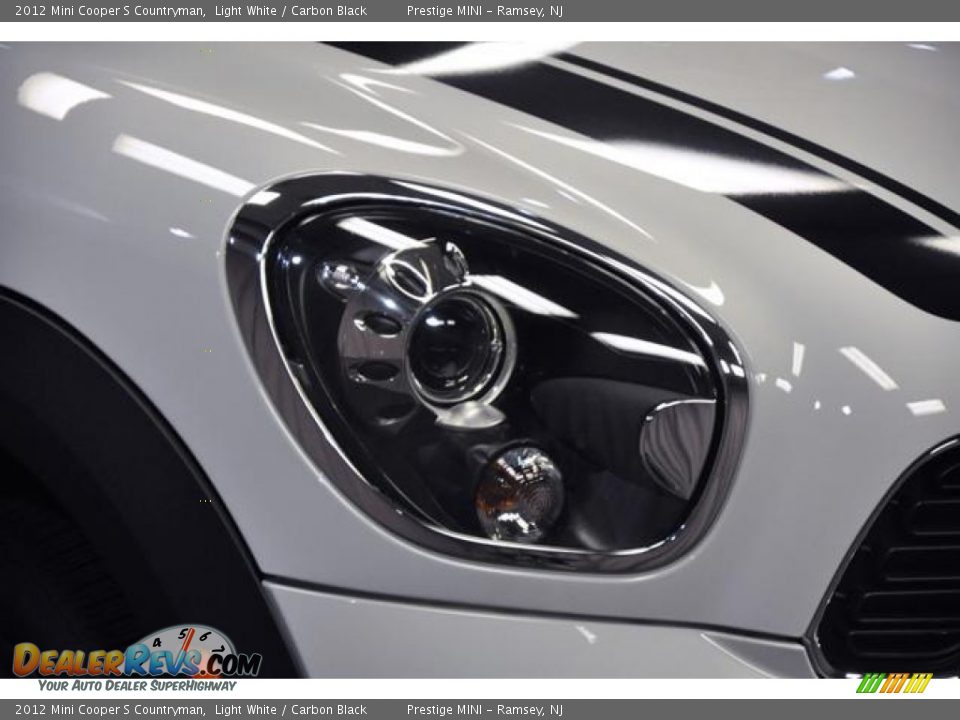 2012 Mini Cooper S Countryman Light White / Carbon Black Photo #5