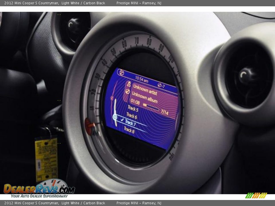 2012 Mini Cooper S Countryman Light White / Carbon Black Photo #9