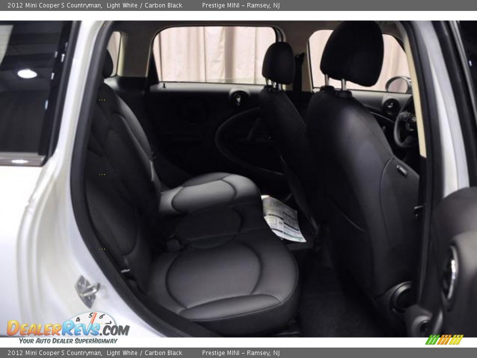 2012 Mini Cooper S Countryman Light White / Carbon Black Photo #11