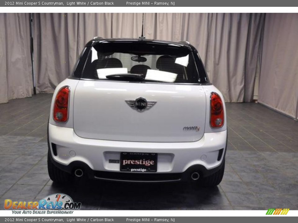 2012 Mini Cooper S Countryman Light White / Carbon Black Photo #15