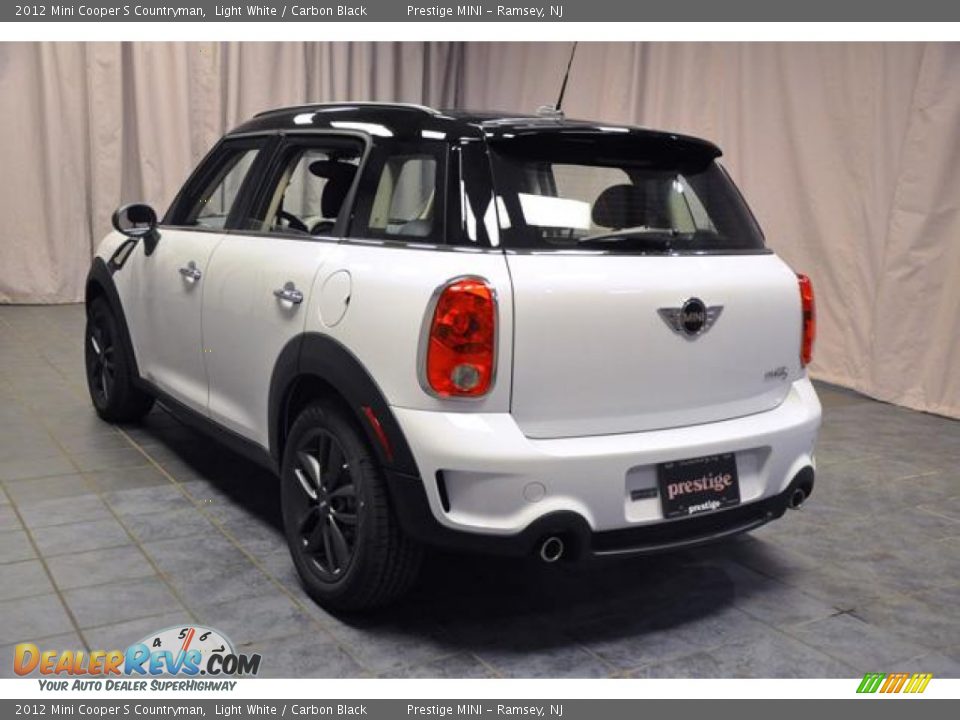2012 Mini Cooper S Countryman Light White / Carbon Black Photo #19