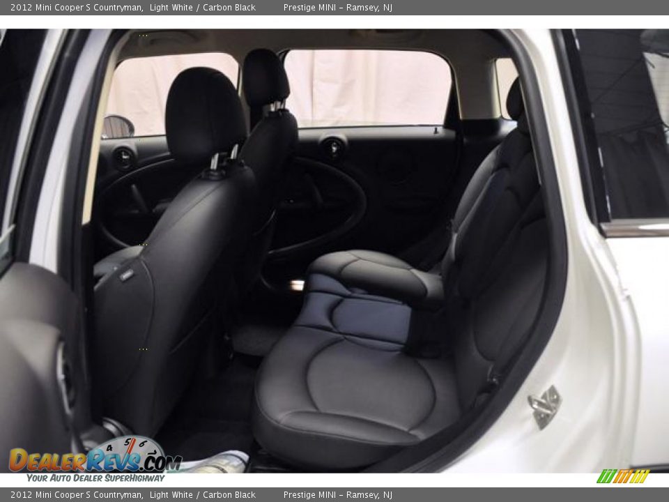 2012 Mini Cooper S Countryman Light White / Carbon Black Photo #22